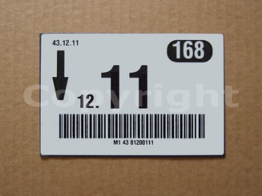 LARGE dimentions plain magnetic labels 