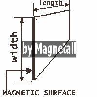 writable and re-writable plain magnetic label dimentions